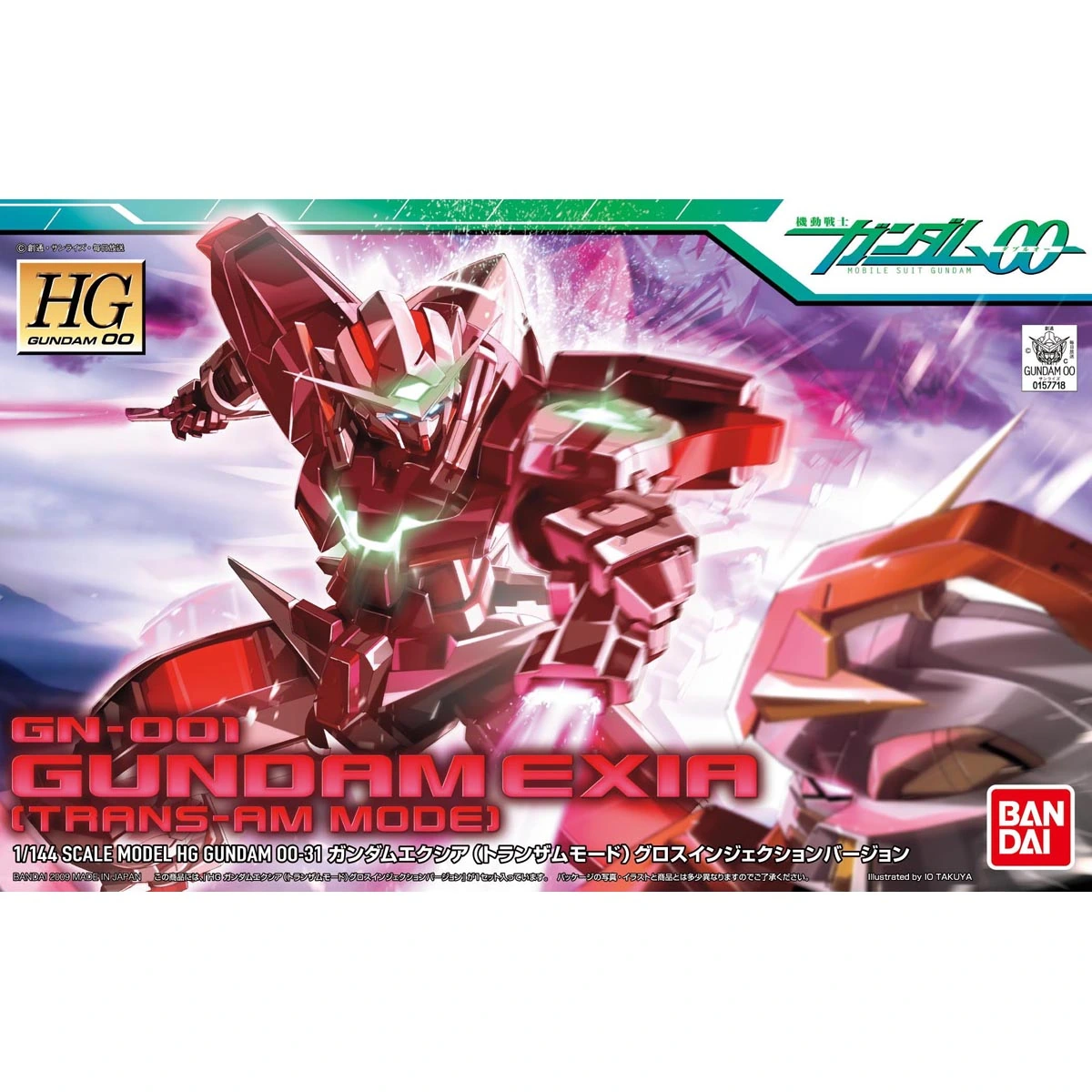 HG 1/144 Gundam Exia (Trans-Am Mode) Gloss Injection Ver.