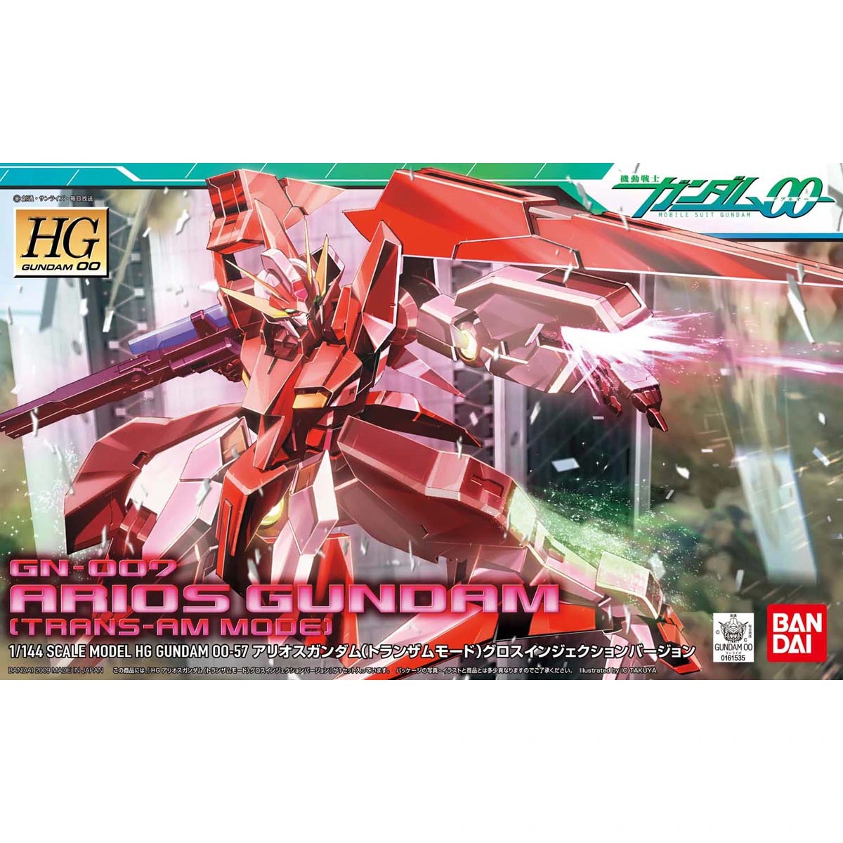 HG 1/144 Arios Gundam Trans-Am Mode Gloss Injection Ver.