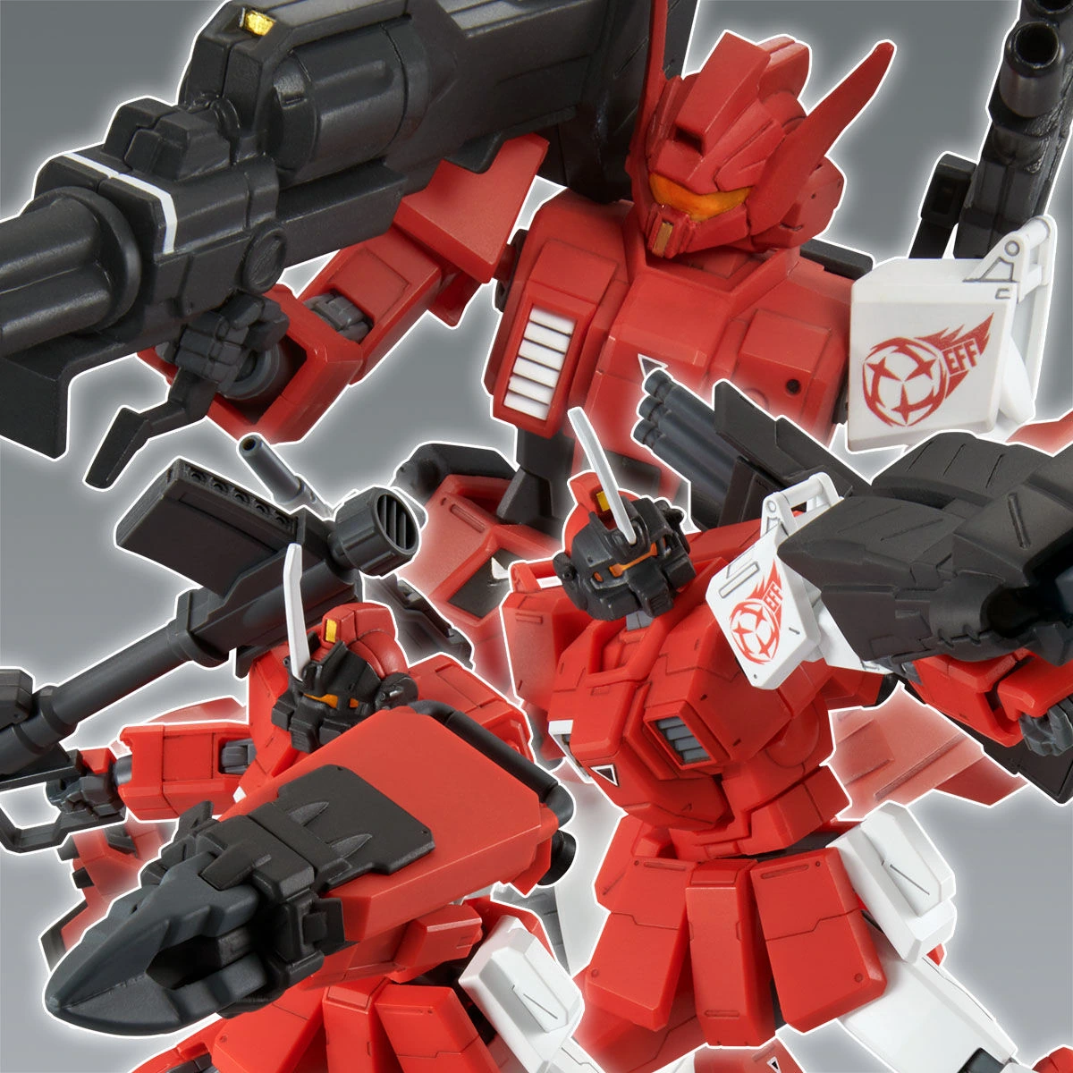 HG 1/144 Red Three Comets Team Set