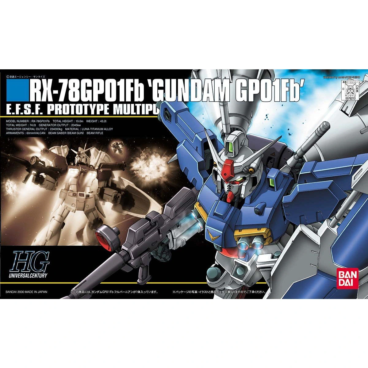 HGUC 1/144 Gundam GP-01Fb