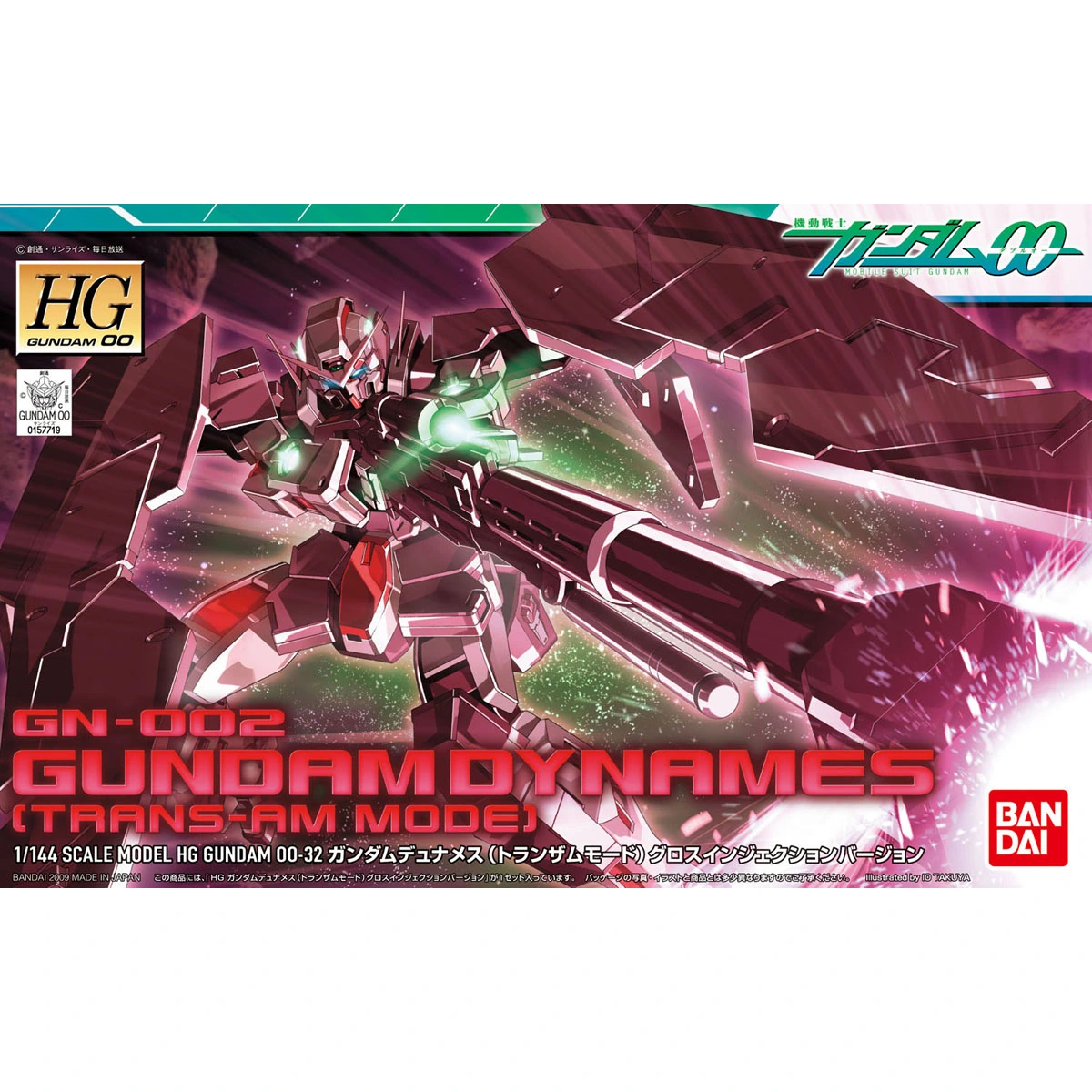HG 1/144 Gundam Dynames (Trans-Am Mode) Gloss Injection Ver.