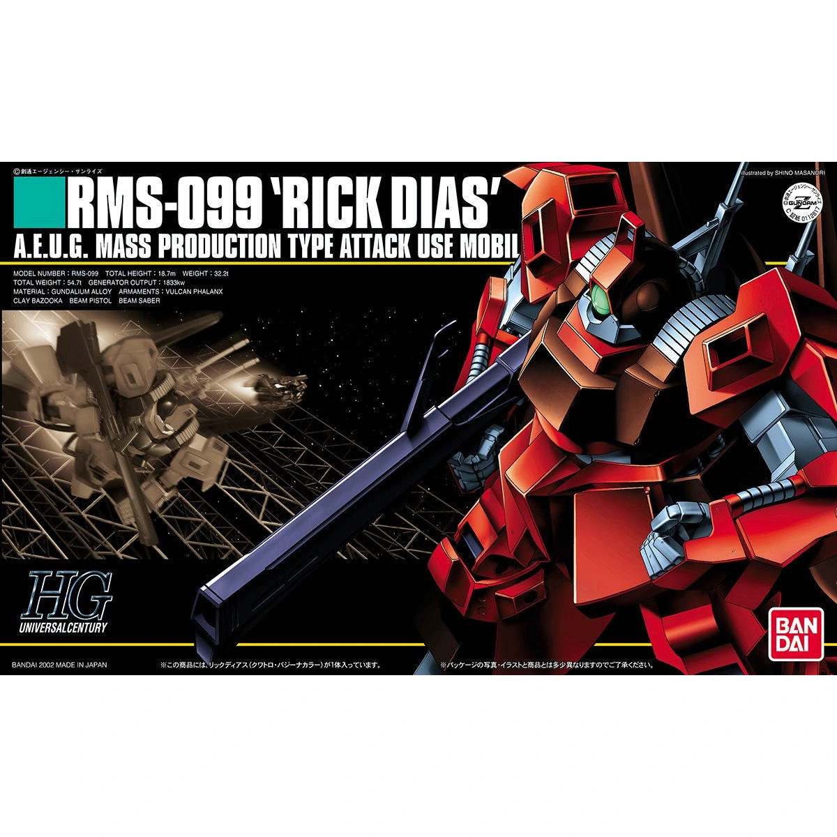 HGUC 1/144 Rick Dias (Quattro Bajeena Custom)