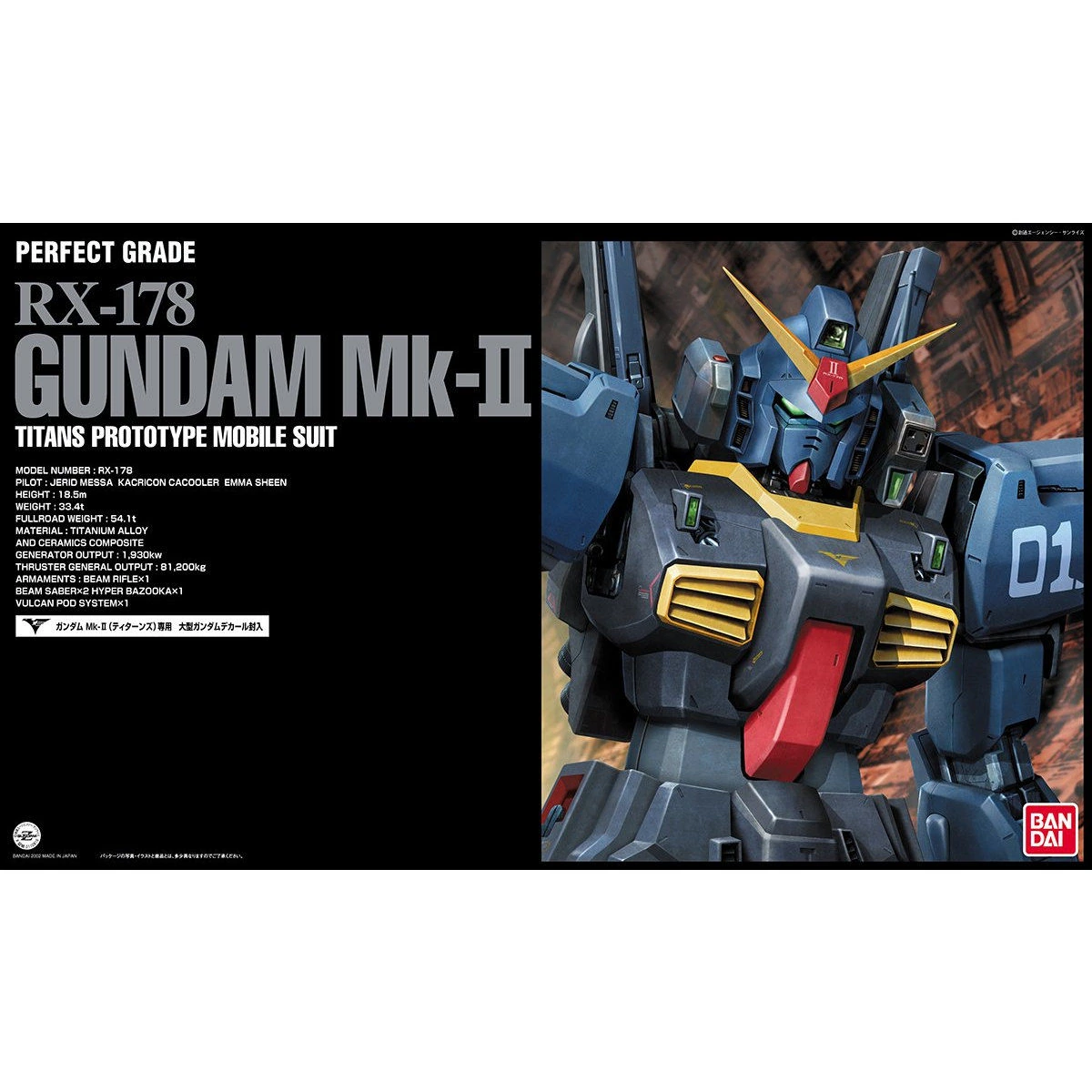 PG 1/60 Gundam Mk-II (Titans Color)